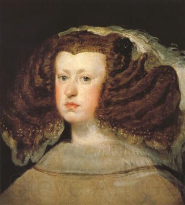 Diego Velazquez Portrait de la reine Marie-Anne (df02)